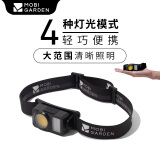 牧高笛（MOBIGARDEN）零度头灯 户外露营钓鱼可调节可充电照明头灯 NX23673010 夜幕黑
