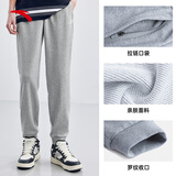 安踏运动裤男士卫裤夏季针织户外跑步长裤子收口束脚亲肤休闲裤男