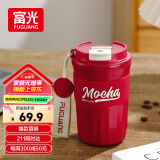 富光咖啡杯316L不锈钢保温水杯子男女高颜值户外车载茶杯420ml