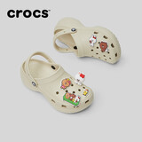 卡骆驰（CROCS）厚底云朵洞洞鞋户外休闲时尚一脚蹬沙滩鞋拖鞋 206750 206750-2Y2 37 -38