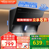 百得（BEST）家用抽油烟机小尺寸695mm 侧吸式厨房小户型油烟机 20立方大吸力油烟机 单烟机国家补贴20% 20立方大吸力烟机E151C