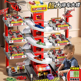 Holy STONE停车场大楼玩具消防车超大旋转轨道儿童玩具车男孩3-6岁生日礼物 7层消防停车大楼【礼盒充电版】16车+飞机 马年新年礼物儿童1-2-4-5-7岁2026火的玩具