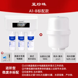蓝珍珠云之星系列A1家用厨房RO反渗透净水器直饮水机自来水过滤器双出水净水机五级过滤带桶微废水纯水机 A1-B微废水标准款