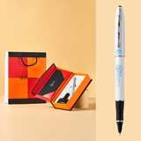 毕加索（pimio）钢笔签字笔 小学生4-6年级入门练字文具套装 606墨水礼盒毕业礼物 珍珠白