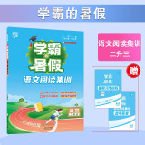 2025秋新版 学霸的暑假 阅读集训语文二升三衔接 二年级语文暑假作业阅读理解训练课外书人教通用版 经纶学霸