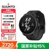 颂拓（SUUNTO）RACE S 轻量化户外训练腕表 专业跑步马拉松运动智能手表 夜墨黑