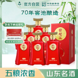 兰陵王酒 42度浓香型白酒 500ml*6瓶整箱 红瓶年货节送礼 山东名酒