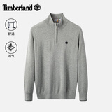 添柏岚（Timberland）卫衣男户外休闲时尚简约舒适保暖立领套头针织衫A5SEM 灰色 L