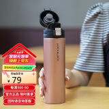 乐扣乐扣（lock&lock）缤纷弹跳盖保温杯金色390ML保温杯 杯子 LHC3222GPK