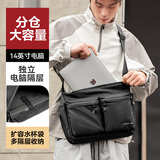 VICTORIATOURIST单肩包男士斜挎包大容量骑车骑行胸包单肩背包挎包休闲通勤邮差包