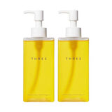 THREE日本新版小三卸妆油植物温和深层卸妆清洁脸部不刺激卸妆油 185ml 两瓶装（发新版）