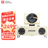 巫牌 CD播放机 2.1声道蓝牙音响音箱一体式CD机 钻石铁锈米白色