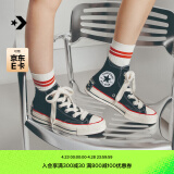 匡威（Converse）官方 1970S趣味不规则艺术涂鸦休闲板鞋黑色A09139C A09139C 37