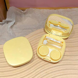 BWNK隐形眼镜盒旅行便携简约隐形眼镜盒光面DIY便携式伴侣盒元旦