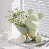 简艺饰家捧花暴力熊酒柜电视柜玄关客厅工艺品摆件乔迁新居摆件轻奢高级感