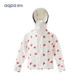 aqpa【UPF50+】儿童防晒衣防晒服儿童外套冰丝凉感透气速干 西瓜 110