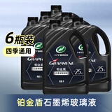 龟牌（Turtle Wax）铂金盾玻璃水去油膜冬季-25°2L*6瓶挡风玻璃清洁除虫胶四季通用