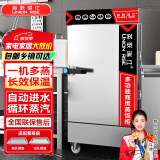 英联瑞仕蒸饭柜商用蒸饭车移动蒸煮一体箱食堂蒸柜饭堂智能饭店蒸饭机小型家用燃气蒸炉液化气煤气蒸包炉 标准电用款【小6盘可供约50人220V/3KW】