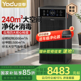亚都（YADU）空气净化器 卫健委备案消毒机 UFCO分解除甲醛除异味烟味除甲流 家用办公大空间 KJ2000F-T20(Hi)