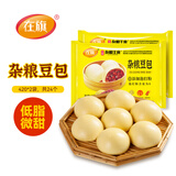 在旗 杂粮豆包420g*2袋 共24个 红小豆馅早餐 速冻包子 粗粮主食 面点