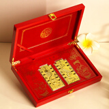 叁艺心足金999喜结良缘金条套装 黄金龙凤金钞朋友结婚婚礼收藏纪念礼物 足金999龙凤金条2g（各1g） 龙凤金条+礼盒+检测证书