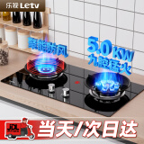 乐视燃气灶天然气煤气灶双灶液化气灶具嵌入式炉具台式 （液化气）聚能鸳鸯+文蒸武炸+ 铜盖 一级能效