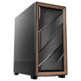 安钛克（Antec) FLUX SE商务办公静音电脑机箱/吸音/实木外观/专属散热风道/配5把风扇带控制器 /双位360