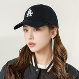 美职棒（MLB）官网男女帽子虞书欣同款软顶棒球帽春夏运动遮阳鸭舌帽生日礼物 洛杉矶道奇队/黑色/66 均码 F