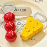 品喻创意磁吸开瓶器糖葫芦奶酪设计开盖神器冰箱贴瓶盖起子家用可爱