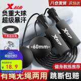 特步（XTEP）无绳跳绳成人儿童中学生专业中考试有绳跳神健身体育器材竞速