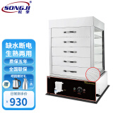 松季（SONGJI）蒸包柜商用台式蒸包机便利店早餐包子馒头保温柜抽屉蒸箱蒸包炉 54圆孔屉丨五层丨2.5千瓦丨带插头丨放120个包