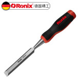 Ronix德国Ronix 铬钒钢木工凿子扁凿平口凿半圆扁铲木工工具手工工具 16MM木工凿