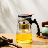 富光玻璃茶壶耐热泡茶壶大容量过滤茶具按压式茶水分离飘逸杯家居馆