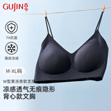 古今（GUJIN）新款光面无痕送礼物透气塑型文胸罩7A抗菌舒适女士内衣果冻软支撑