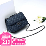 viney牛皮包包女包品牌链条包轻奢单肩斜挎包生日520送女朋友礼物老婆