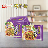统一巧面馆 老坛酸菜牛肉面 袋装 120g*5袋 五连包  方便面泡面速食面