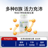 安利（Amway）纽崔莱天然维生素B族多种复合维生素7种B族片青年少年成人 300片