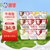 海河（HAI  HE）牛奶混合口味牛角包220ml*10袋儿童早餐奶风味新鲜乳品