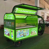 电动三轮小吃摆摊车美食多功能餐车流动烧烤早餐夜市摆摊移动商用 三轮车图纸