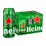 喜力经典 500ml*6礼盒+1杯子 喜力 500mL 6罐 组合装 送杯子