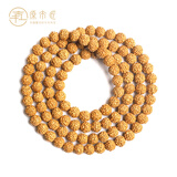 原木匠金刚菩提手串男 原籽菩提念珠 爆肉高油高密核桃文玩佛珠手链女 小金刚五瓣*108颗(10*11mm)