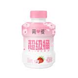 简爱 超级桶草莓风味发酵乳360g