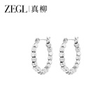 ZEGL小方糖耳环耳饰耳圈女气质高级感秋冬新款女轻奢送闺蜜生日礼物