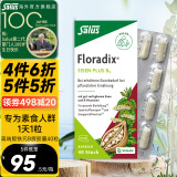 铁元SalusFloradix德国莎露斯铁元补铁片备孕孕妇铁元片铁片缺铁维c 高端便携铁元胶囊40粒补铁补vb无明胶乳糖麸质酵母 *1