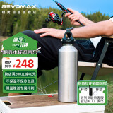 REVOMAX保温杯大容量瑞虎单手开盖水杯男士泡茶杯制冷保冷杯太空灰950ml