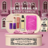 VALENTINO华伦天奴铆钉口红134R+热卖唇霜151R口红礼盒化妆品 生日礼物女
