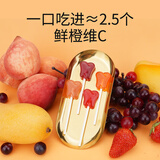 倍齿乐 果VC儿童棒棒糖 8g*16支 草莓/桃子/葡萄/芒果 0蔗糖棒棒糖