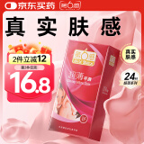 第六感避孕套 安全套 超薄平滑24只套套超滑 成人情趣用品 男用 套子