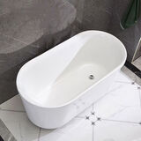 缇彩 民宿亚克力独立式迷你小户型家用贵妃浴缸日式水疗 1.3米独立浴缸免安装