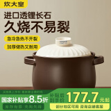 炊大皇陶瓷煲6L砂锅煲汤熬药煮粥焖饭炖锅 养生汤锅大肚煲明火使用